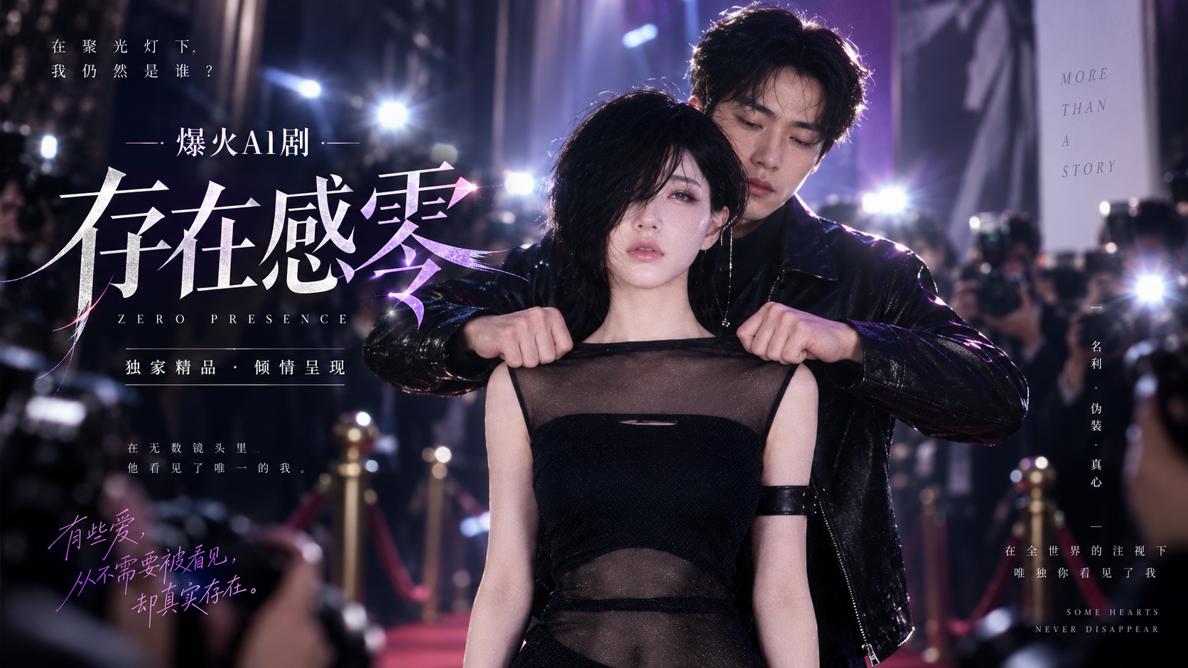 【Ai短剧】爆火新剧!限时免费第1集<存在感:零> ——一名拥有“透明人”身份的男主角,唯有一位韩国女星能够看见他的存在